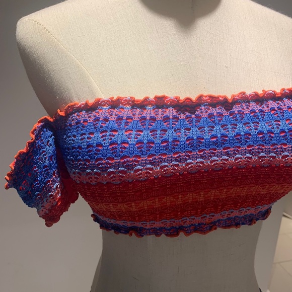 Seafolly Havana Strip Bandeau Top And Bikini Pant - Picture 5 of 7